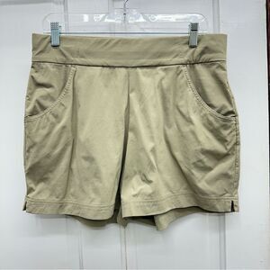 Columbia Trekkie‎ North Athletic shorts women's large khaki color